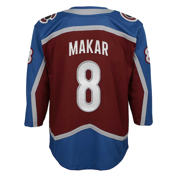Cale Makar Colorado Avalanche Youth Home Premier Player Jersey - Burgundy