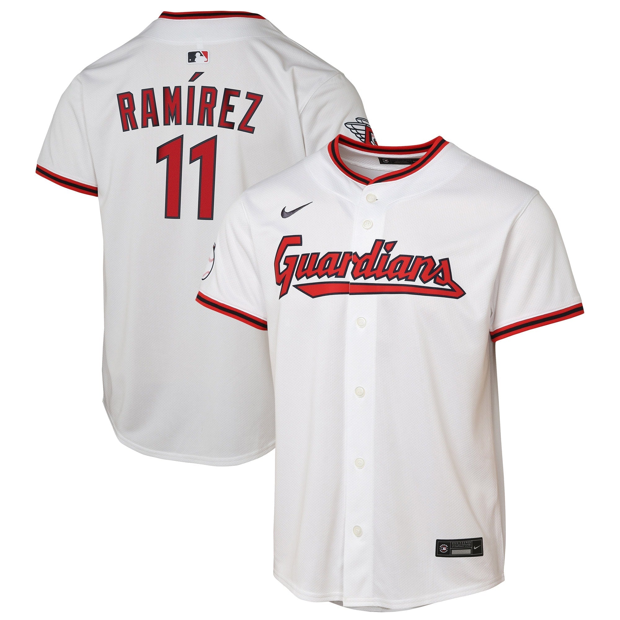 Jose Ramirez Cleveland Guardians Nike Youth Alternate Limited Player Jersey - Pitch Blue/White