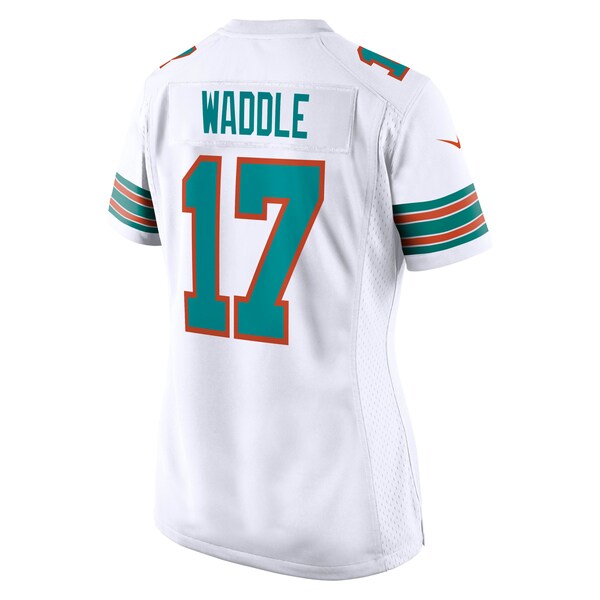 Jaylen Waddle Miami Dolphins Nike Women's Game Jersey - White/Aqua