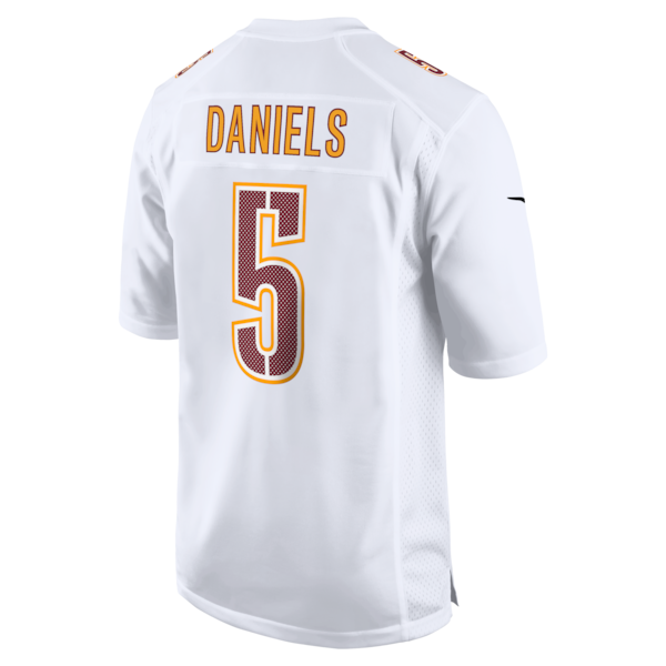 Jayden Daniels Washington Commanders Nike Fashion Jersey - Tundra White