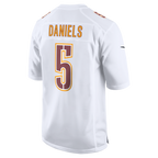 Jayden Daniels Washington Commanders Nike Fashion Jersey - Tundra White