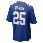 Deonte Banks New York Giants Nike Team Game Jersey -  Royal/White