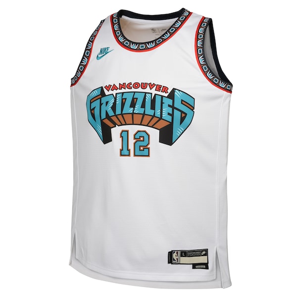 Ja Morant Memphis Grizzlies Nike Youth 2024/25 Swingman Jersey - White - Classic Edition