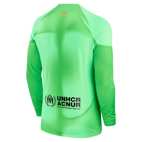 Barcelona Nike 2022/23 Stadium Replica Goalkeeper Jersey - Green