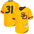 Dave Winfield San Diego Padres Youth Cooperstown Collection Mesh Batting Practice Jersey - Gold