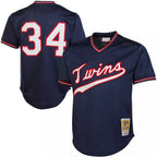 Kirby Puckett Minnesota Twins 1985 Authentic Cooperstown Collection Mesh Batting Practice Jersey - Navy