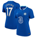 Raheem Sterling Chelsea Nike Women's 2022/23 Home Breathe Stadium Replica Player Jersey - Blue