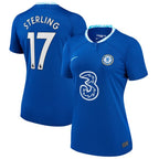 Raheem Sterling Chelsea Nike Women's 2022/23 Home Breathe Stadium Replica Player Jersey - Blue