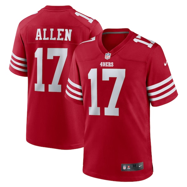 Brandon Allen San Francisco 49ers Nike  Game Jersey -  Scarlet