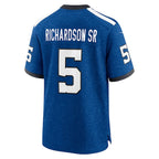 Anthony Richardson Sr. Indianapolis Colts Nike Alternate Indiana Nights Game Jersey - Royal/Blue/White
