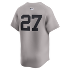 Giancarlo Stanton New York Yankees Nike Road Limited Player Jersey - Gray/White
