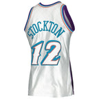 John Stockton Utah Jazz 1996/97 Hardwood Classics 75th Anniversary Swingman Jersey - Platinum