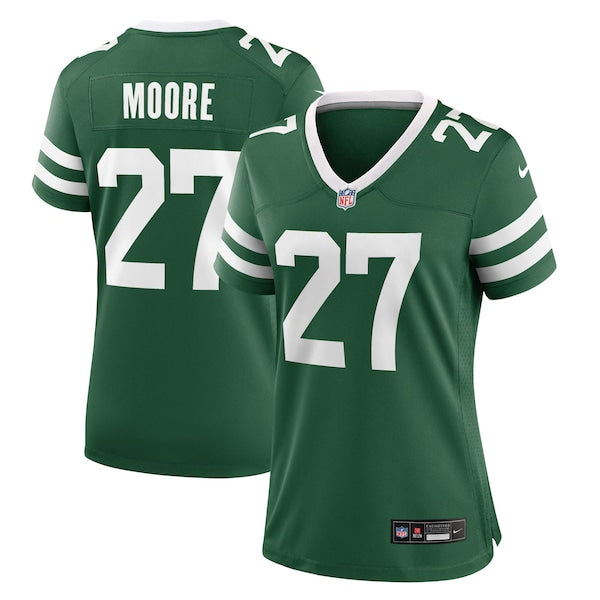 Malachi Moore New York Jets Nike Women's Team Game Jersey - Legacy Green
