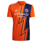 Tayvon Gray New York City FC adidas 2022 The Volt Kit Replica Player Jersey - Orange