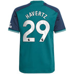 Kai Havertz Arsenal adidas Youth 2023/24 Third Replica Player Jersey - Green