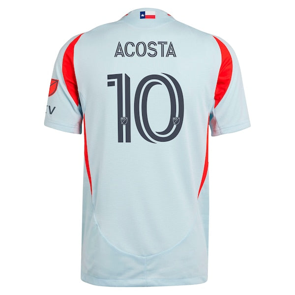 Luciano Acosta FC Dallas adidas 2025 The Inferno Kit Authentic Player Jersey - Light Blue