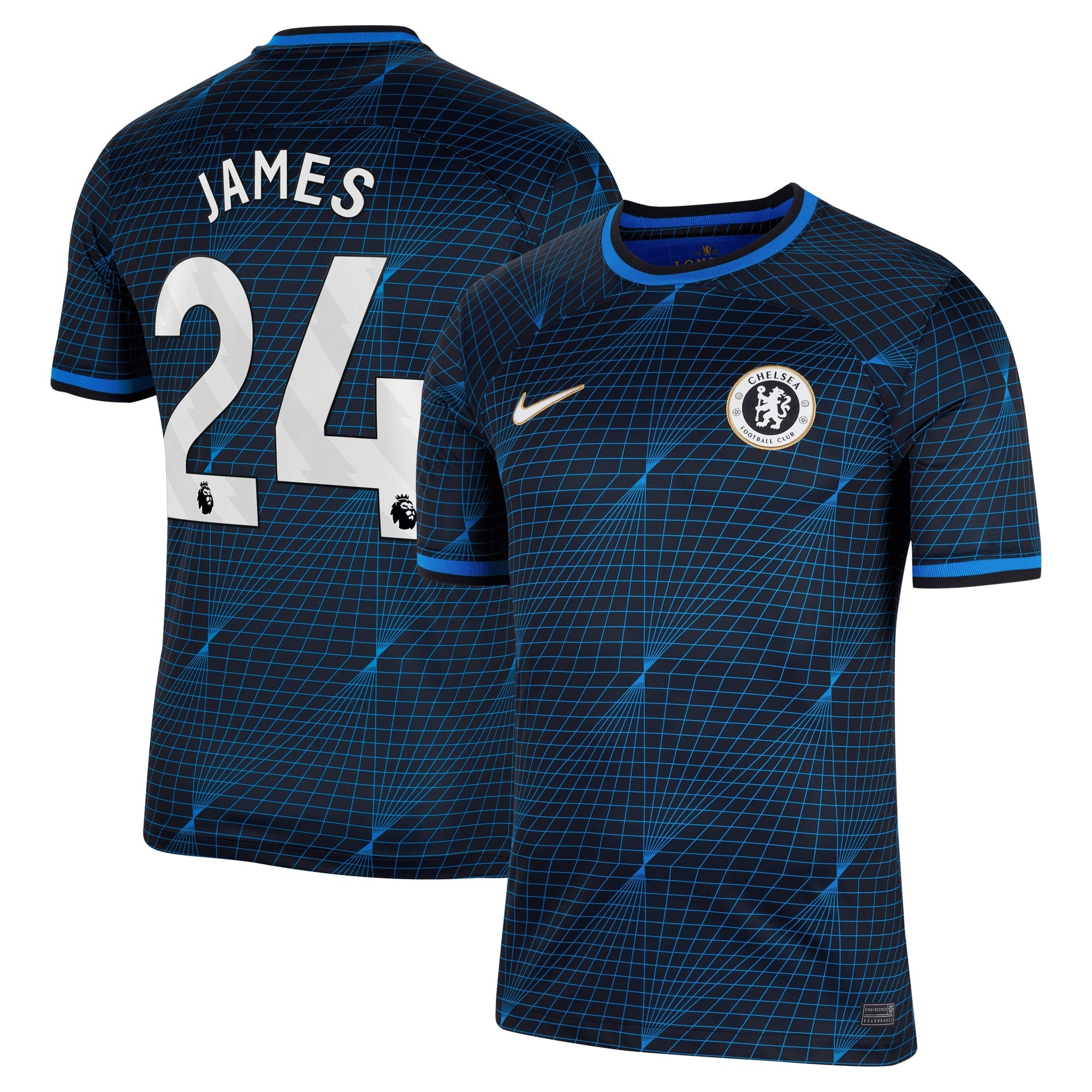 Reece James Chelsea Nike 2023/24 Third Stadium Replica Player Jersey - Mint/Blue/Navy