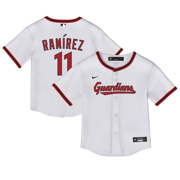 Jose Ramirez Cleveland Guardians Nike Toddler Home Replica 2.0 Player Jersey - White