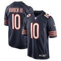 Luther Burden III Chicago Bears Nike Team Game Jersey -  Navy