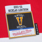 Nicklas Lidstrom Detroit Red Wings Alternate Captain Patch 2001/02 Blue Line Player Jersey - Red
