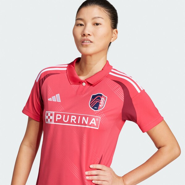 St. Louis City SC adidas Women's 2025 Forever CITY Red Replica Jersey - Red