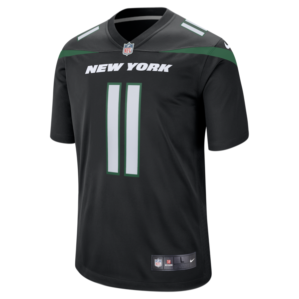 Jermaine Johnson II New York Jets Nike Alternate Game Jersey - Stealth Black