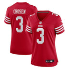 Robbie Chosen San Francisco 49ers Nike Women's Team Game Jersey -  Scarlet