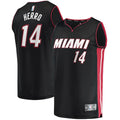 Tyler Herro Miami Heat  Fast Break Replica Jersey - Icon Edition - Black