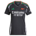 Arsenal adidas Women's 2024/25 Away Replica Jersey - Black