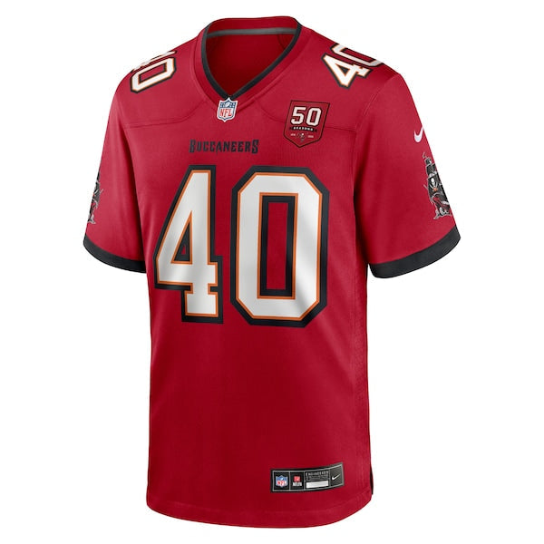 Mike Alstott Tampa Bay Buccaneers Nike 50th Season Team Game Jersey - Red/Creamsicle