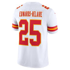 Clyde Edwards-Helaire Kansas City Chiefs Nike Vapor Limited Jersey - White/Red