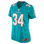 Tino Ellis Miami Dolphins Nike Women's Home Game Player Jersey - Aqua