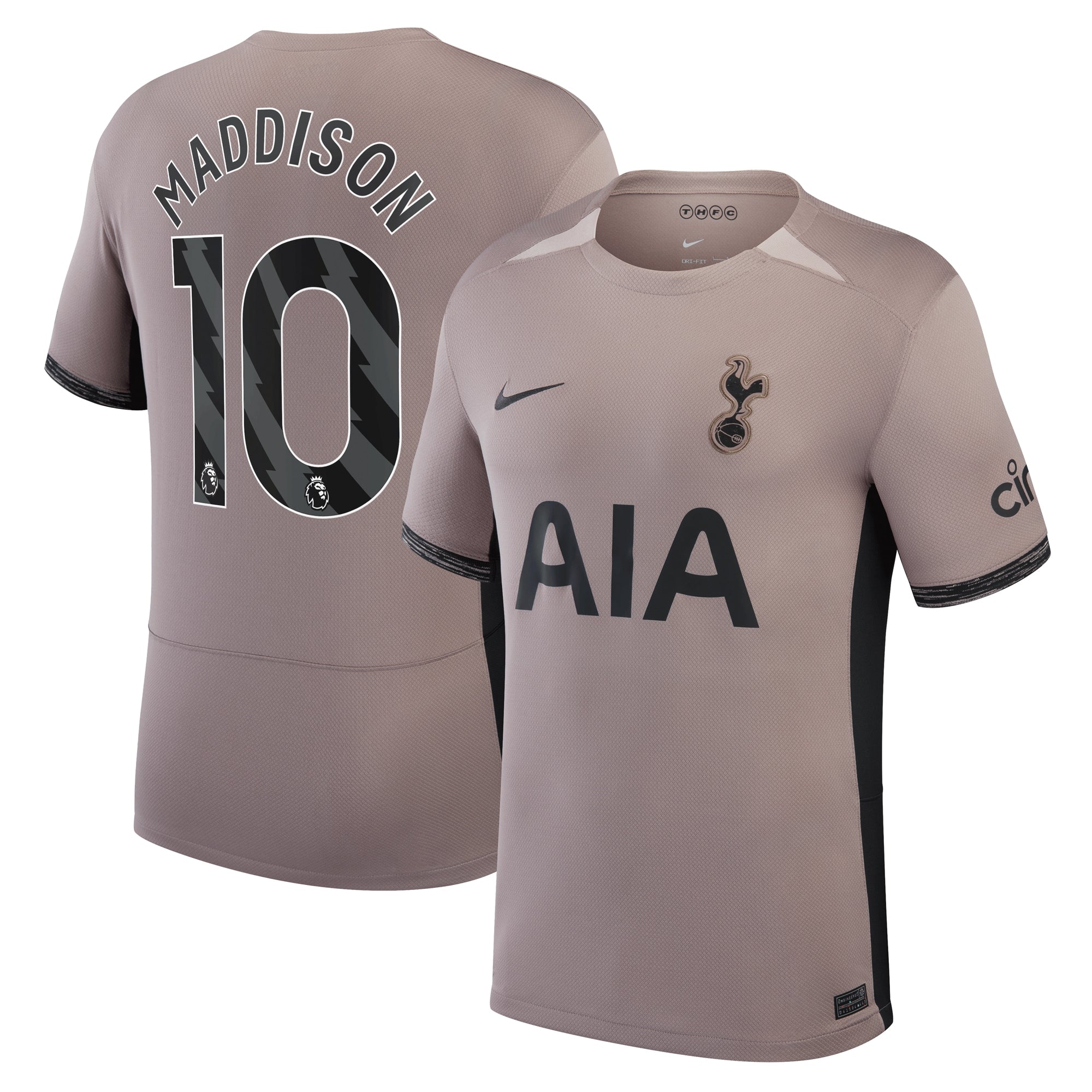 James Maddison Tottenham Hotspur Nike 2023/24 Home Stadium Replica Player Jersey - White/Tan