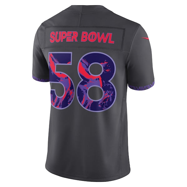 Super Bowl LVIII Nike Limited Jersey - Anthracite