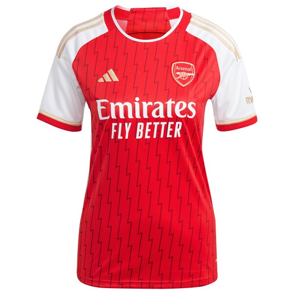 Gabriel Martinelli Arsenal adidas Women's 2023/24 Home Replica Player Jersey - Red/Green/Yellow