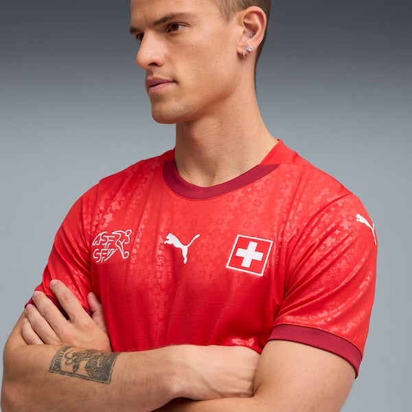 Switzerland National Team Puma 2025 Replica Jersey - Red