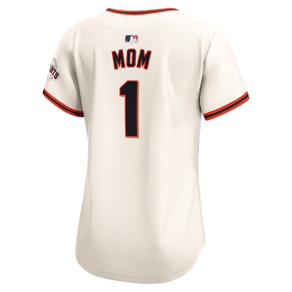 San Francisco Giants Nike Women's #1 Mom Home Limited Jersey - Cream