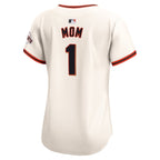 San Francisco Giants Nike Women's #1 Mom Home Limited Jersey - Cream