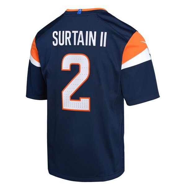 Patrick Surtain II Denver Broncos Nike Youth Alternate Game Jersey - Navy/Orange/White