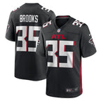 Natrone Brooks Atlanta Falcons Nike Team Game Jersey -  Black