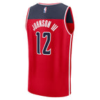 Tre Johnson III Washington Wizards  Youth 2025 NBA Draft First Round Pick Fast Break Replica Jersey - Icon Edition - Red