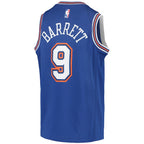 RJ Barrett New York Knicks Jordan Brand Youth 2020/21 Swingman Player Jersey - Statement Edition - Blue