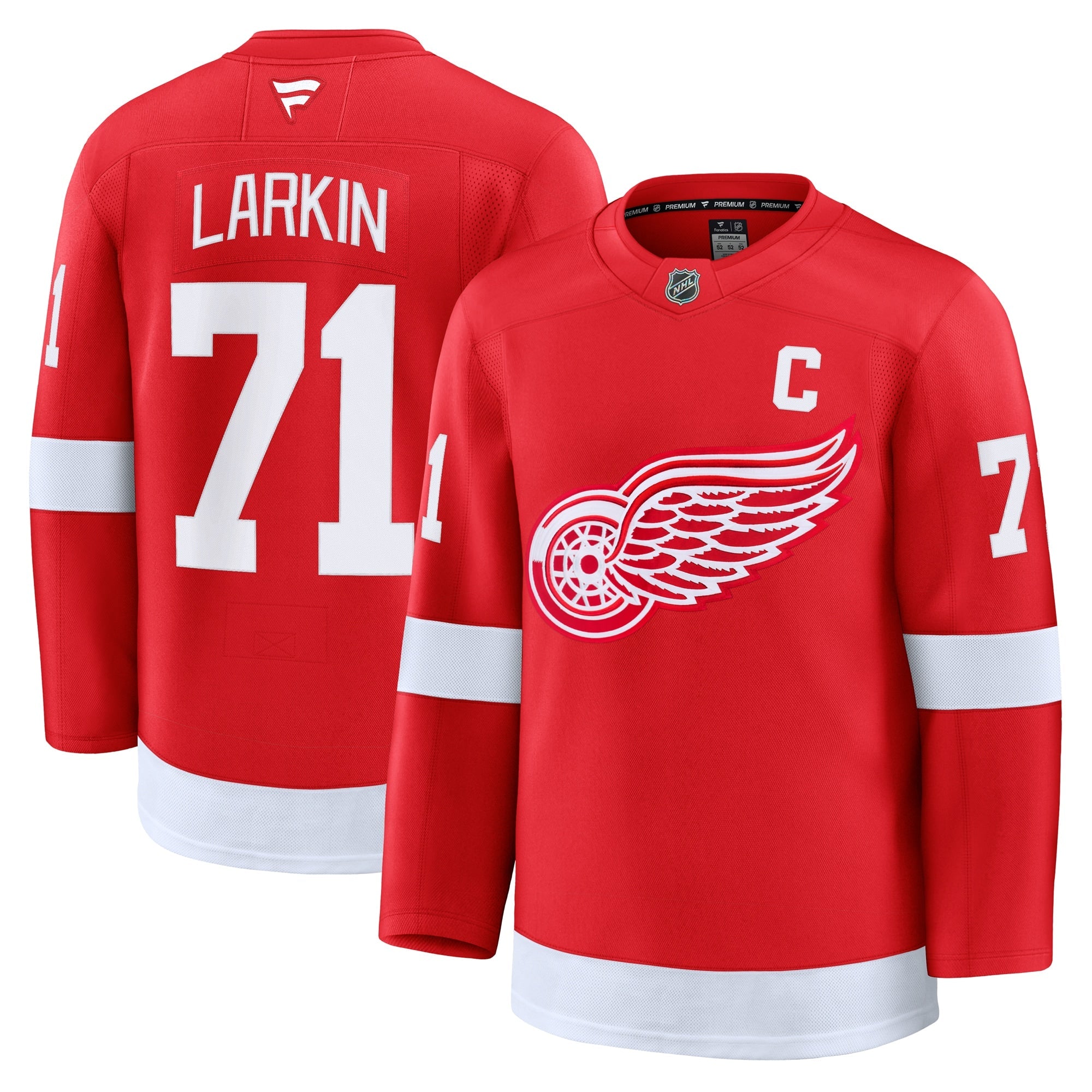 Dylan Larkin Detroit Red Wings  Away Premium Jersey - White/Red
