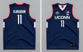 NCAA Men's Basketball : Alex Karaban - National Champions Navy Basketball Jersey