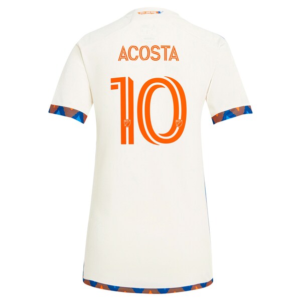 Luciano Acosta FC Cincinnati adidas Women's 2024 The Canvas Kit Replica Player Jersey - White