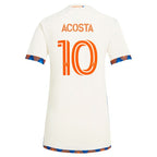 Luciano Acosta FC Cincinnati adidas Women's 2024 The Canvas Kit Replica Player Jersey - White