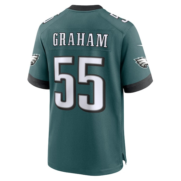 Brandon Graham Philadelphia Eagles Nike Super Bowl LIX Game Player Jersey - Midnight Green