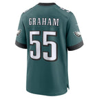 Brandon Graham Philadelphia Eagles Nike Super Bowl LIX Game Player Jersey - Midnight Green