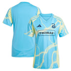 Philadelphia Union adidas Women's 2025 The Voltage Kit Replica Jersey - Blue