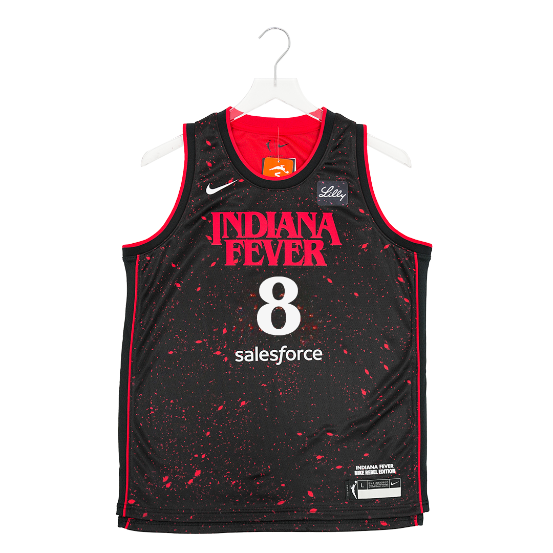 Men's Sophie Cunningham Indiana Fever Nike Stranger Things Victory Jersey - Rebel Edition - Black